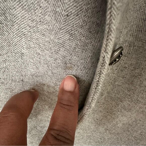 Firado Italia Gray Wool Men’s Blazer Jacket 44R Super 140’s - Picture 3 of 10